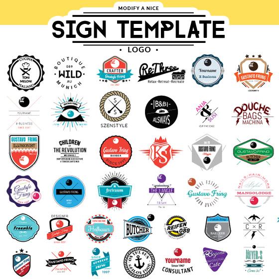 sign hipster sign hipster logo ci-corporate-identity branding logo product