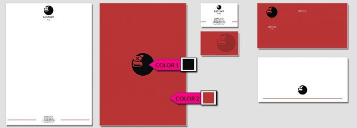 ci set 001 color Geschäftsausstattung Corporate Design Identity CI set start ups