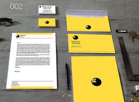 Ci Set 002 Cover Geschäftsausstattung Corporate Design Identity CI Set Start Ups
