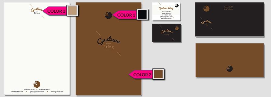 ci set 007 Stationery color Corporate Design Identity Templates CI design