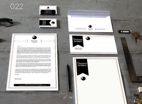 corporate identity 022 www.ci-generator.com design start up CI set for any business