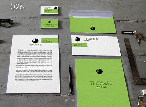 corporate identity 026 www.ci-generator.com design start up CI set for any business