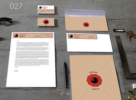 corporate identity 027 www.ci-generator.com design start up CI set for any business