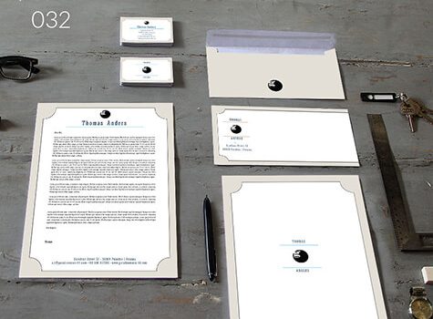 corporate identity 032 www.ci-generator.com design start up CI set for any business