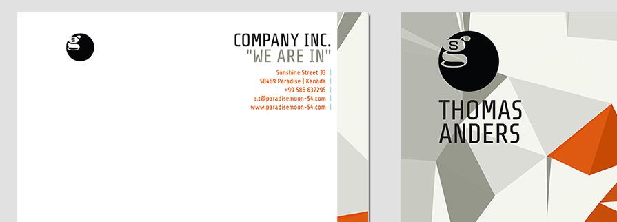 ci set 036 letterhead t Corporate Identity business card letterheadd self printing start up set