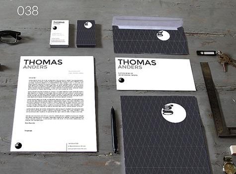 corporate identity 038 www.ci-generator.com design start up CI set for any business