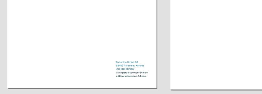 ci set 039 letterhead b Corporate Identity business card letterheadd self printing start up set
