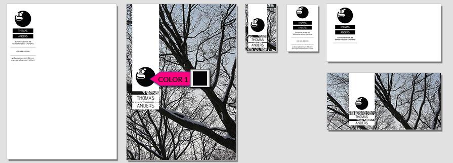 ci set 041 color Corporate Design Agentur Shop Templates Design Agency Branding