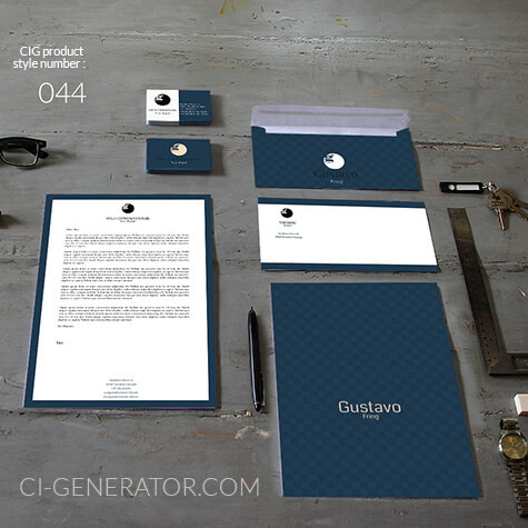 corporate identity 044 www.ci-generator.com design start up CI set for any business