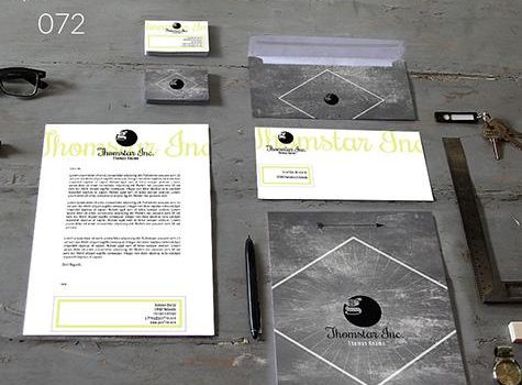 corporate identity 072 www.ci-generator.com design start up CI set for any business