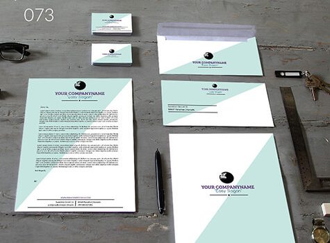 corporate identity 073 www.ci-generator.com design start up CI set for any business