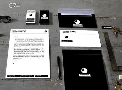 corporate identity 074 www.ci-generator.com design start up CI set for any business