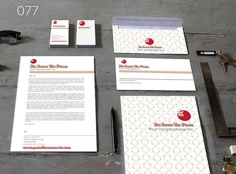 corporate identity 077 www.ci-generator.com design start up CI set for any business