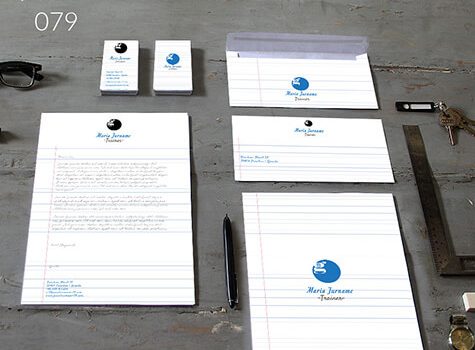 corporate identity 079 www.ci-generator.com design start up CI set for any business