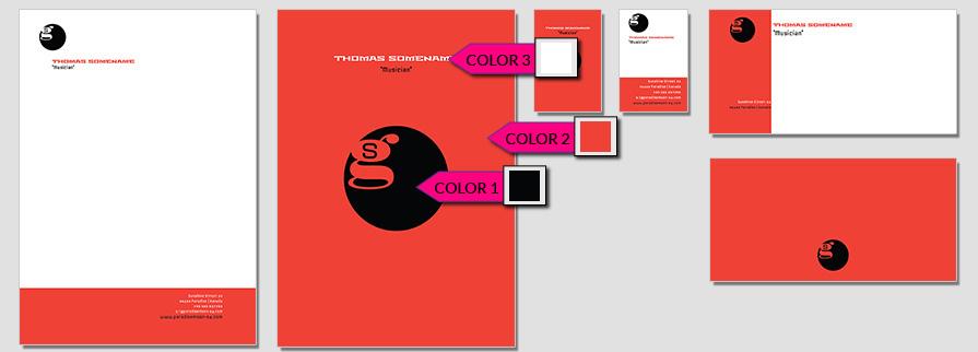 ci set 080 color Corporate Identity Geschäftsausstattung Paket Marketing Tools Logo Design