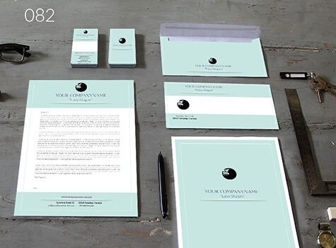 corporate identity 082 www.ci-generator.com design start up CI set for any business