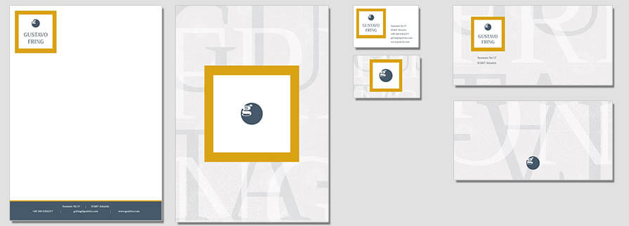 ci set 091 flat Company corporate identity stationery set mock up layouts design service pop art delaunay dot