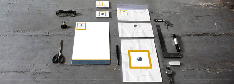 ci set 091 overview Company corporate identity stationery set mock up layouts design service pop art delaunay dot