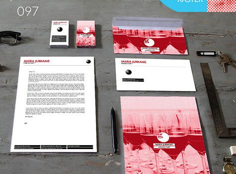 corporate identity 097 www.ci-generator.com design start up CI set for any business