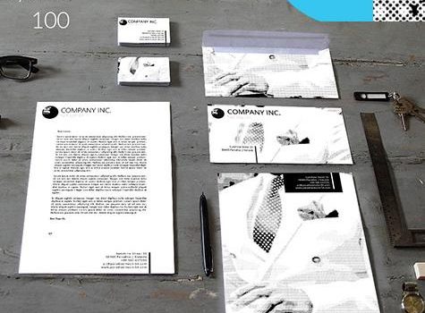 corporate identity 100 www.ci-generator.com design start up CI set for any business