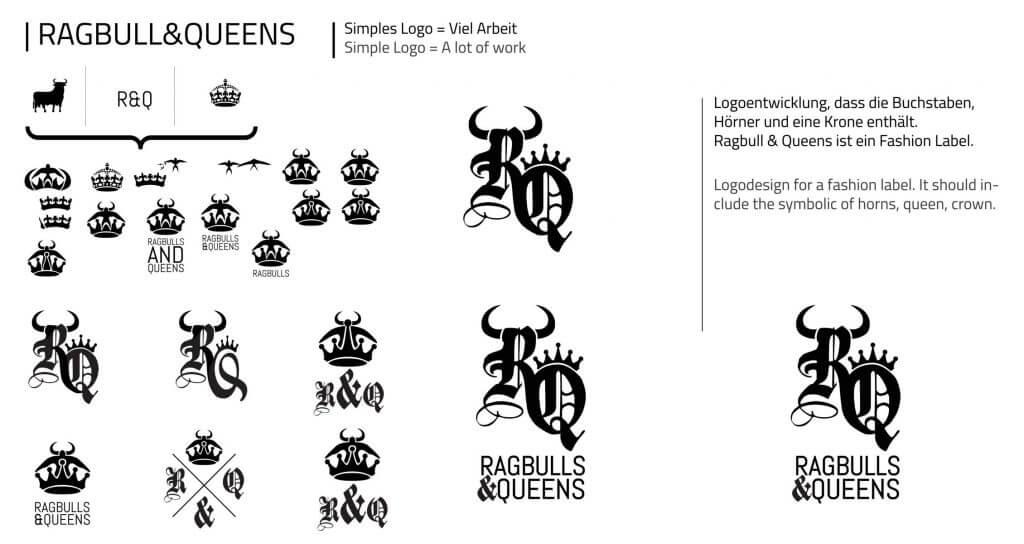 Ragbulls Portfolio Samples Beispiele Branding Logo Design Geschäftsausstattung Stationery Website Product Design Webdesign
