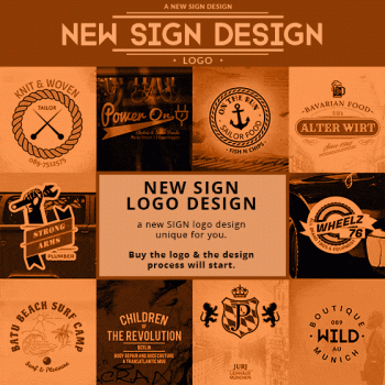 New Individual Sign Logo Design, En