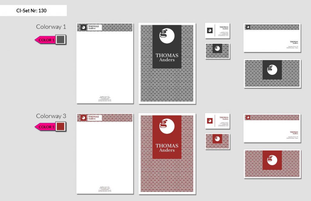 130 stationery corporate design geschaeftsausstattung branding 3