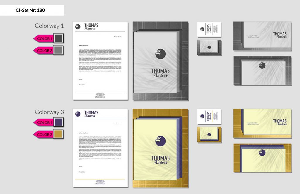 180 stationery corporate design geschaeftsausstattung branding 3